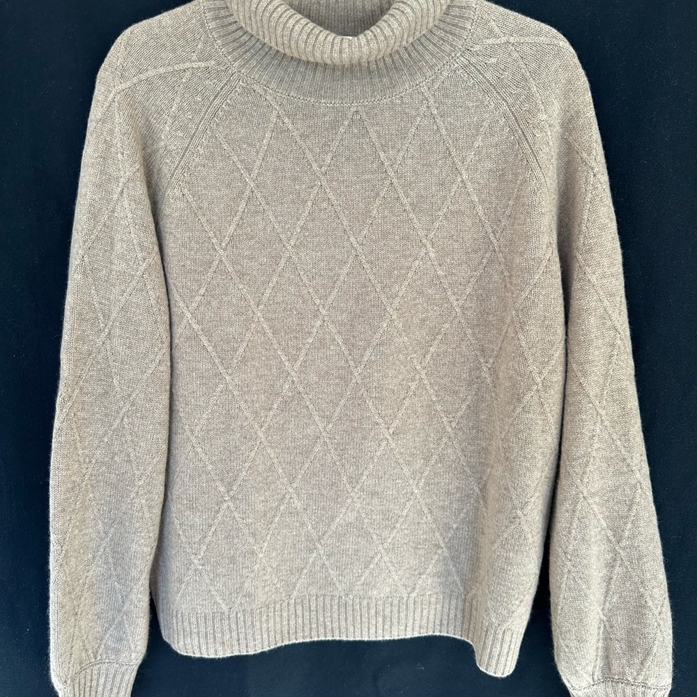 Cozy Beige Rollneck Sweater